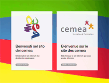 Tablet Screenshot of cemea.ch